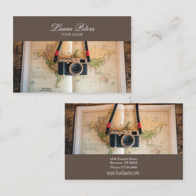 Tour Guide Business Card (Front/Back)