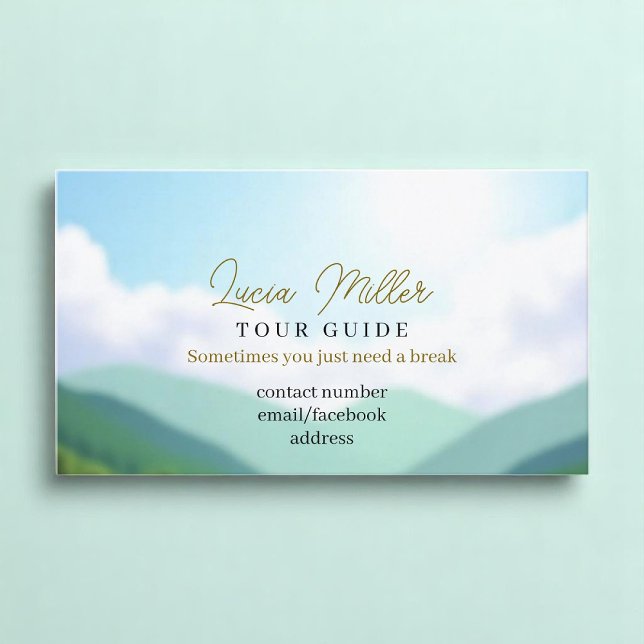 Tour Guide  Business Card (Creator Uploaded)