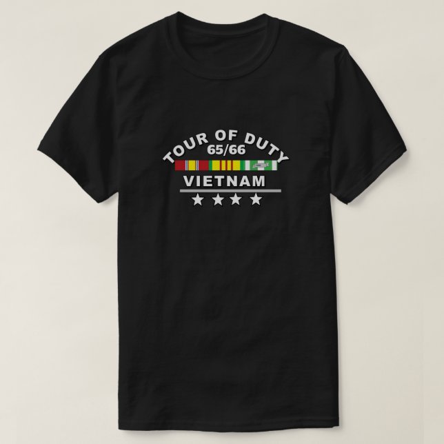TOUR OF DUTY VIETNAM 65 T-Shirt (Design Front)