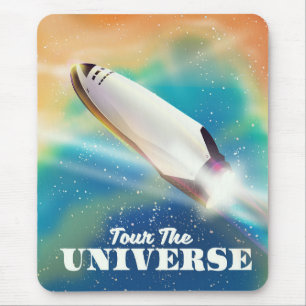 Tour The Universe space art. Mouse Pad