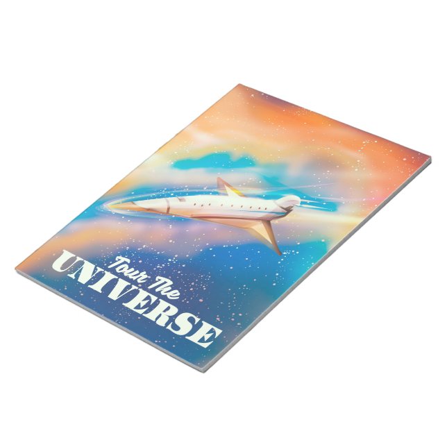 Tour the Universe space ship Notepad (Angled)