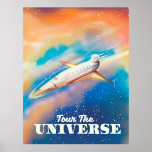 Tour the Universe space ship Poster