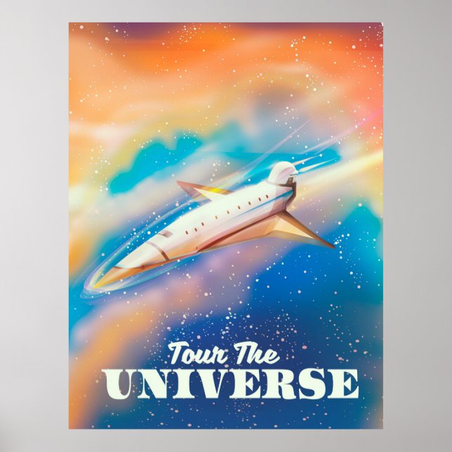 Tour the Universe space ship Poster (Front)