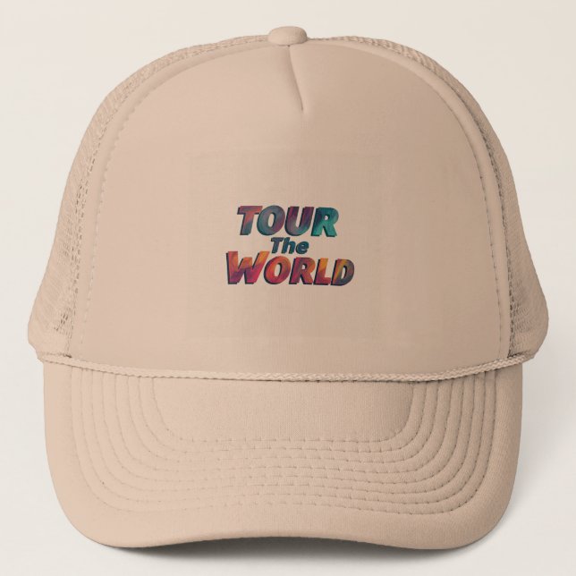 Tour World  Trucker Hat (Front)