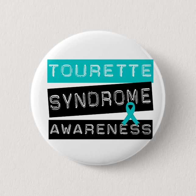 Tourette Syndrome 6 Cm Round Badge (Front)