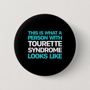 Tourette Syndrome Awareness Down Syndrome Awarenes 6 Cm Round Badge