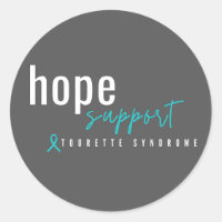 tourette syndrome. hope support. Stickers Labels