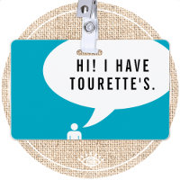 TOURETTE SYNDROME speech bubble