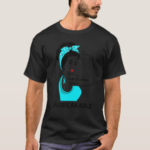 Tourette Syndrome Warrior Unbreakable Awareness Su T-Shirt
