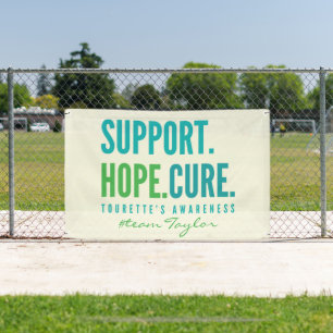 tourette's Custom support hope cure Banner Outdoor