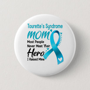 Tourette's Syndrome Awareness Month Ribbon Gifts 6 Cm Round Badge
