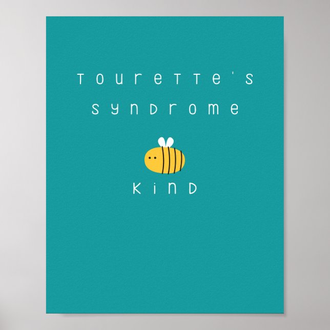 tourette's syndrome awareness Poster & Prints (Front)