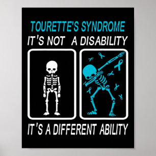 Tourette's Syndrome It's Not A Disability Poster
