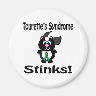 Tourettes Syndrome Stinks Skunk Awareness Design Magnet