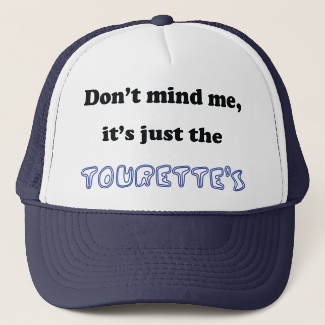 tourettes trucker hat (Front)