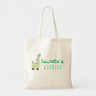 tourette's warrior awareness cute Totes Bags