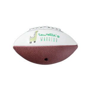 tourette's warrior awareness football gift