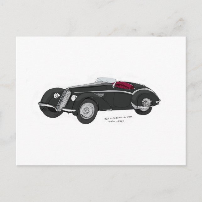 Touring 2900 Spider Postcard (Front)