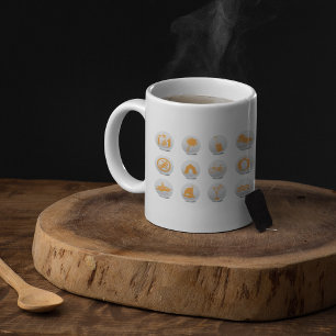Tourism Icons Coffee Mug