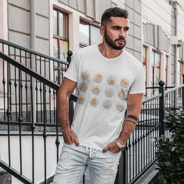 Tourism Icons T-Shirt (Creator Uploaded)