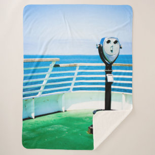 Tourist Binoculars Sherpa Blanket