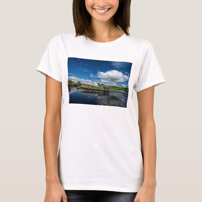 Tourist Boat Reflection T-Shirt (Front)