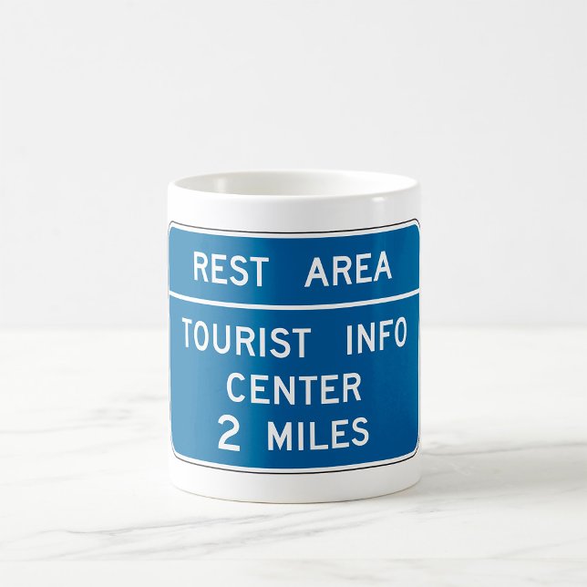 Tourist Info Centre Sign Coffee Mug (Creator Uploaded)