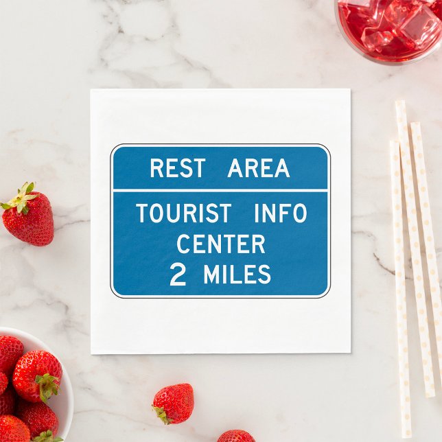 Tourist Info Centre Sign Napkin (Creator Uploaded)