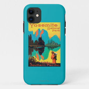Tourist Poster - Yosemite Nat'l Park, CA iPhone 11 Case