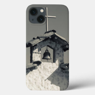 Tourist town, village chapel iPhone 13 case