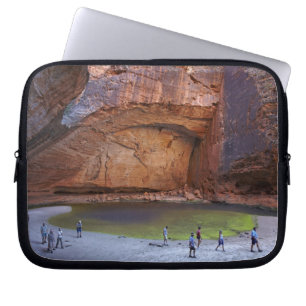 Tourists at Cathedral Gorge, Bungle Bungles Laptop Sleeve