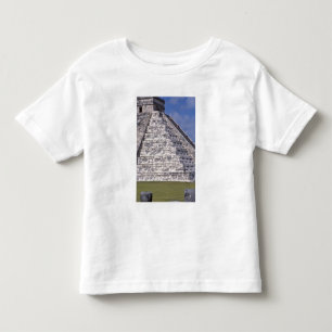 Tourists climbing stairs of El Castillo, stone Toddler T-Shirt