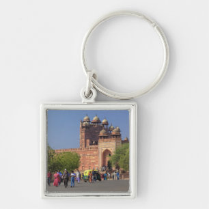 Tourists in front of Fatehpur Sikri, in the Key Ring