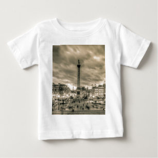 Tourists in Trafalgar Square, London Baby T-Shirt