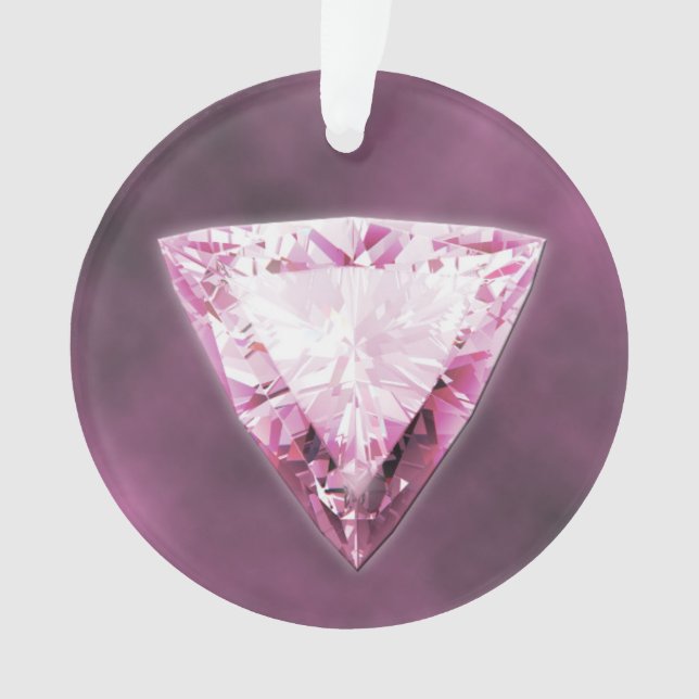 Tourmaline Gemstone Ornament (Front)