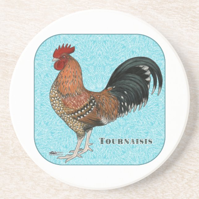 Tournaisis Rooster Coaster (Front)