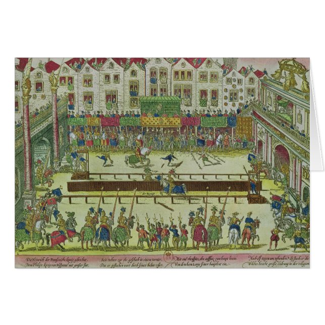 Tournament during which Henri II (Front Horizontal)