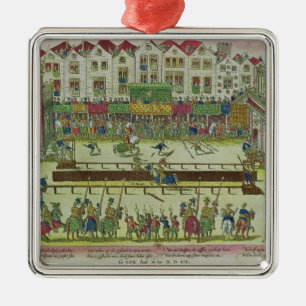 Tournament during which Henri II Metal Ornament