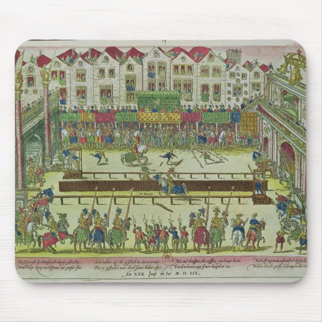 Tournament during which Henri II Mouse Pad (Front)