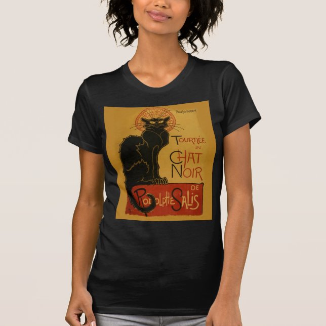 Tournee de Chat Noir Black Cat T-Shirt (Front)