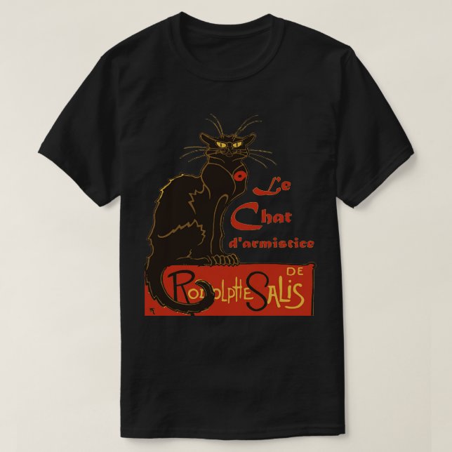 Tournee du Chat Noir D Armistice Veterans Day T-Shirt (Design Front)