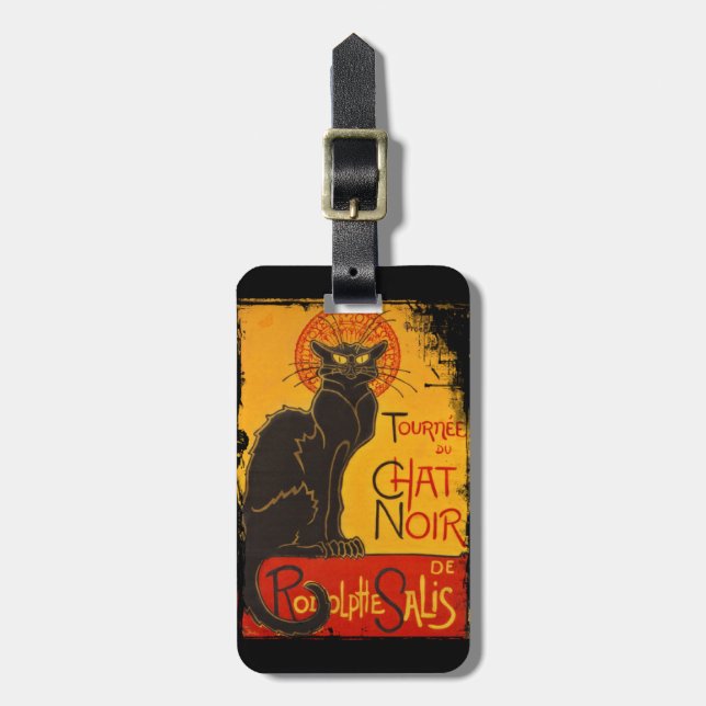 Tournee du Chat Noir Luggage Tag (Front Vertical)