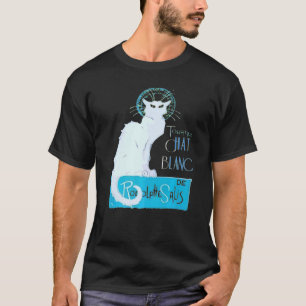 Tournee Du Chat Noir Paris Distressed Vector T-Shirt