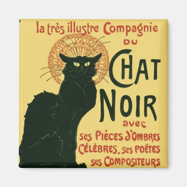 Tournée du Chat Noir, Theophile Steinlen Magnet (Front)