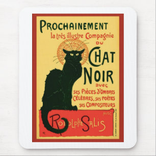 Tournée du Chat Noir, Theophile Steinlen Mouse Pad