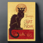 Tournée du Chat Noir, Théophile Steinlen Plaque<br><div class="desc">Ad for Le Chat Noir Cafe, Paris, c.1896 Theophile Alexandre Steinlen (1859 – 1923) was a Swiss artist who became immersed in the avant-garde world of the Chat Noir Café after moving to Paris’ bohemian Montmartre section. In Paris, he created over 400 Art Nouveau illustrations, as well as advertisements and...</div>