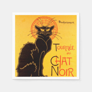 Tournée du Chat Noir - Vintage Poster Napkin