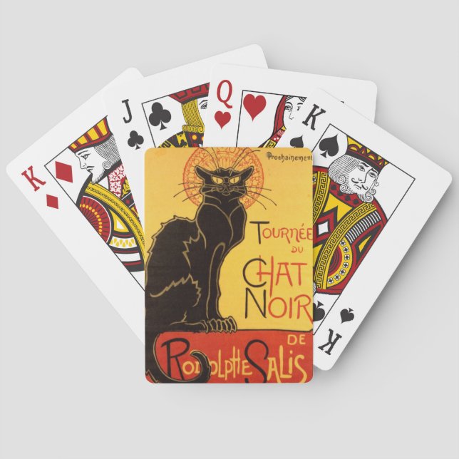 Tournée du Chat Noir - Vintage Poster Playing Cards (Back)
