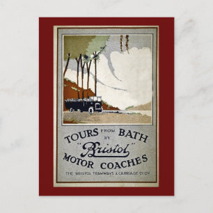 Tours from Bath by Bristol Postcard