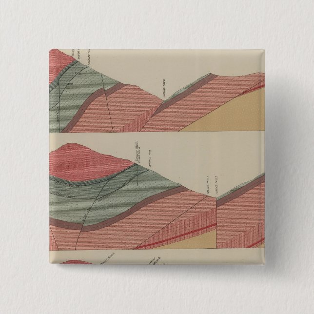 Tourtelotte Park Mining District Sheet 15 Cm Square Badge (Front)